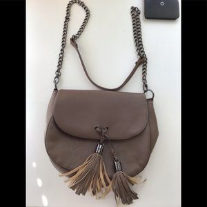 Madden girl brown purse with chain strap